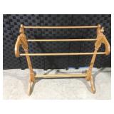 Oak quilt rack 37 1/2 wide