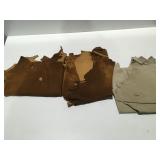 Small pieces of leather