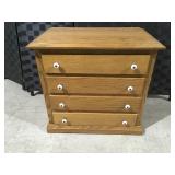 Amish oak four drawer cabinet 23ï¿½ x 24ï¿½