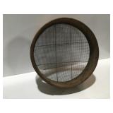 Antique grain sifter