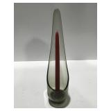 Glass candle holder