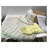 Assorted blankets, and throws