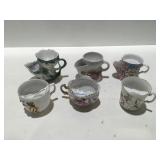 Mustache cups and shaving mugs