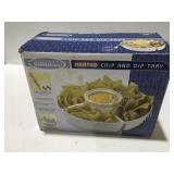 Heated chip and dip tray