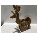 Homemade wood deer