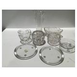 Clear glass items