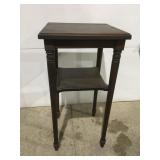 Wood stand 28 inches tall 14 x 14