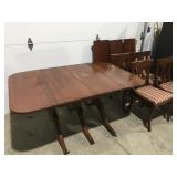 Willet cherry dining room table with leaves and