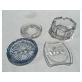 Glass ashtrays