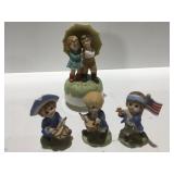 3 1974 Albert E Price patriotic, figurines &