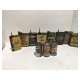 Vintage cans hi rev, Cities service & more No