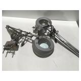 2 Dayton industrial magnifying lights
