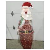 Lighted Santa Claus Christmas decor,