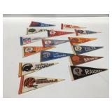 Vintage 1970s AFC mini pendants NFL