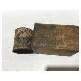 W.H. Killian Baltimore oyster can& chalk box