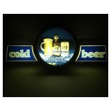 Vintage Olympia cold beer sign