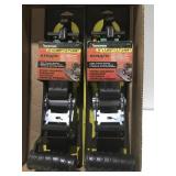 Keeper 12 foot ratcheting straps, new