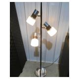 Vintage retro, mid century floor lamp 61" tall