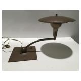 Art deco flying saucer desk table lamp