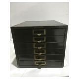 Art Steel Co. ASCO six drawer cabinet