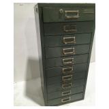 Sears & Roebuck tower small drawer cabinet 30" x