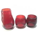 Vintage DIETZ red globes