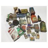 Vintage medicine, cabinet items