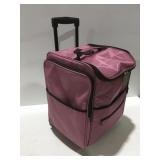 Wheeled sewing scrapbooking bag pocket organizers