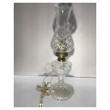 Cut Glass lamp 22 inches tall