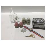 Miscellaneous salt and pepper shakers glass mouse