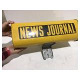 Vintage metal news journal box