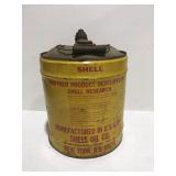 Vintage Shell, 5 gallon oil can