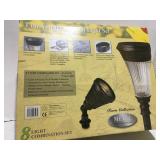 8 light outdoor combination set unused