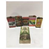 Vintage auto cleaning cans and more