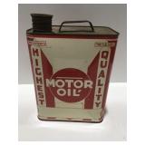 Vintage highest quality, 2 gallon motor oil can