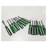 S-K tools 1/4 socket drivers