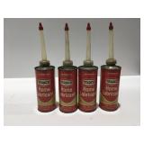 4 vintage Texaco home lubricant 4 ounceNo