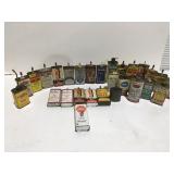 Vintage miscellaneous small cansNo shipping