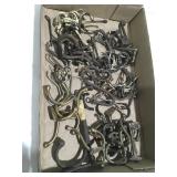 Vintage metal coat hooks