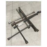 4 four-way lug wrenches