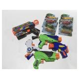 Hot wheels  and toy guns
