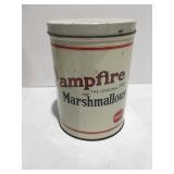 Vintage campfire marshmallow can