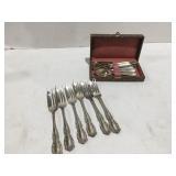 Vintage, forks, and spoon sets