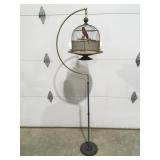Vintage Hendryx birdcage. And stand.