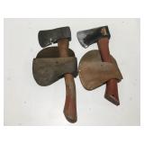 2 vintage plumb hatchets 1 boy Scout