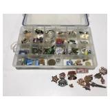 Vintage pins, jewelry watches, and more