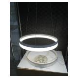 2 ring shaped LED hanging lights 23 1/2" circle