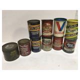 Vintage grease cansNo shipping