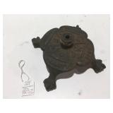 1883 women's corpse cast iron flag stand