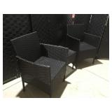 Outdoor chairs and table